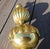 Vintage Ornate Cast Brass Fireplace Andirons 1950s For Sale - Image 15 of 18