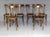 Bistro Bentwood Chairs by Fischel France, 1935, Set of 6 For Sale - Image 12 of 14