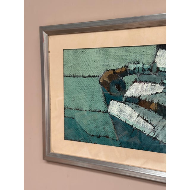 Gunnar Fohlin, Behind the Glass, 1950s, Oil on Panel, Framed For Sale - Image 5 of 18