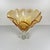 Mid-Century Modern Amber-Colored Murano-Style Glass Bowl, 1970s For Sale - Image 3 of 14