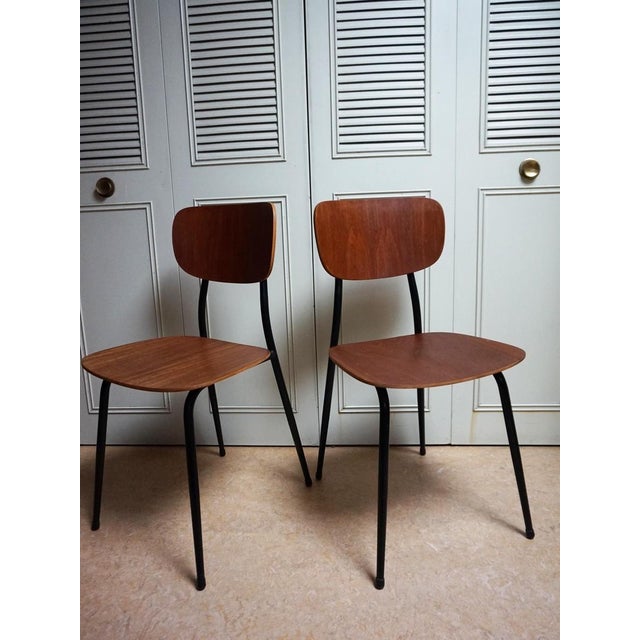 Mid-Century Scandinavian Teak Chairs, 1960s, Set of 2 For Sale - Image 13 of 18