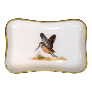 Cyril Gorainoff Hand Painted Woodcock Ashtray