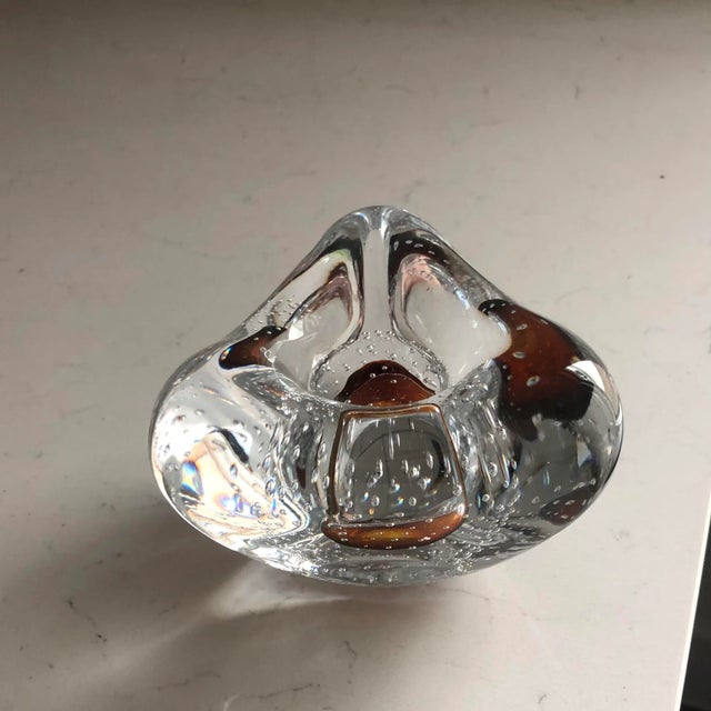 Mid-Century Modern Pyrcak Handblown Bullicante Paperweight-Initialed For Sale - Image 3 of 9
