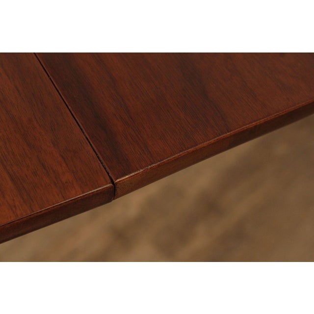 Brown Kent Coffey Perspecta Mid Century Modern Walnut Extendable Dining Table For Sale - Image 8 of 12