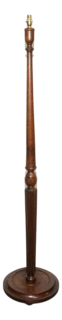 Traditional Oak Standard Floor Lamp