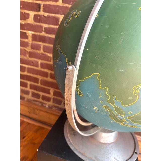 Metal A.j. Nystrom Graphic Project Globe For Sale - Image 7 of 11