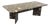 Vintage Rectangular Coffee Table in Black Marble and Smoked Glass, 1960s For Sale