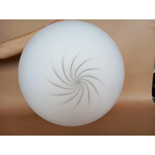 Ivory Murano Opal Glass Pendant Light For Sale - Image 8 of 8