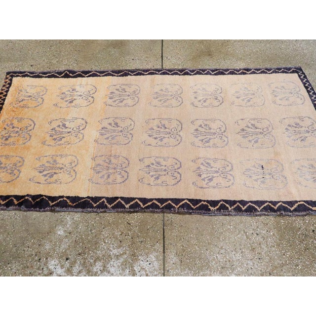 Mid 20th Century Galerie Shabab Collection Mid-20th Century Turkish Konya Rug For Sale - Image 5 of 6