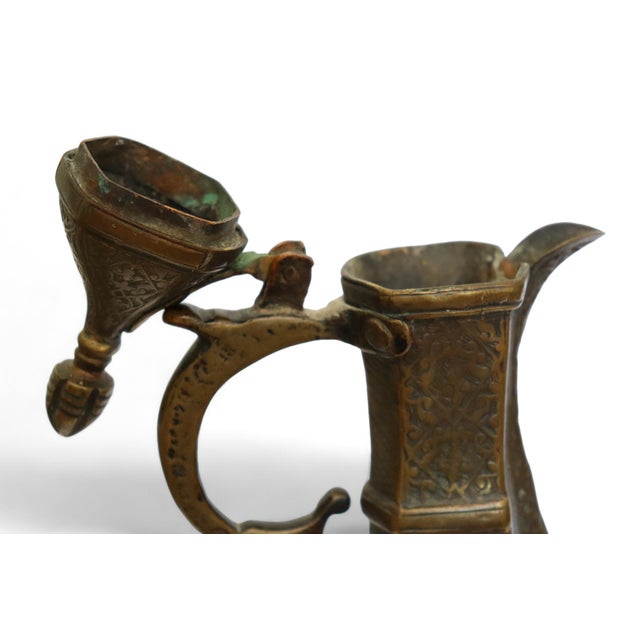 Antique Islamic Teapot in Brass Bukhara, 1900s For Sale - Image 13 of 14