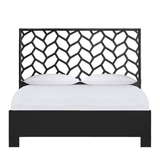 Silas Platform Bed King - Black For Sale - Image 12 of 12