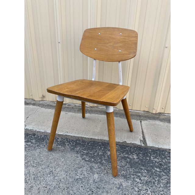 Vintage Mid Century Modern Wooden School Chair Chairish