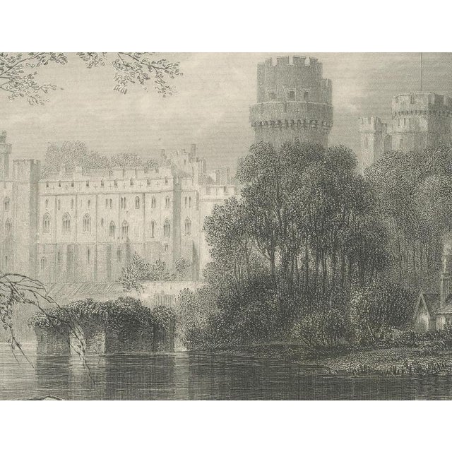 After P. Skelton, Warwick Castle on the Avon, 1876, Engraving For Sale - Image 6 of 9
