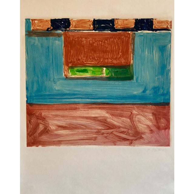 Pierre Obando, Abstract Pattern & Decoration Monoprint Monotype Painting Print Pierre Obando, 1997 For Sale In Miami - Image 6 of 6