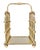 American American Aesthetic Brass Wood Caddy For Sale - Image 3 of 6