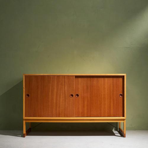 Öresund Cabinet in Teak and Oregon Pine by Børge Mogensen for Karl Andersson, Sweden, 1950s For Sale - Image 10 of 13