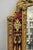 Antique French Neoclassical Baroque Gold Gilt Gesso Red Glass Frame Wall Mirror For Sale - Image 12 of 18