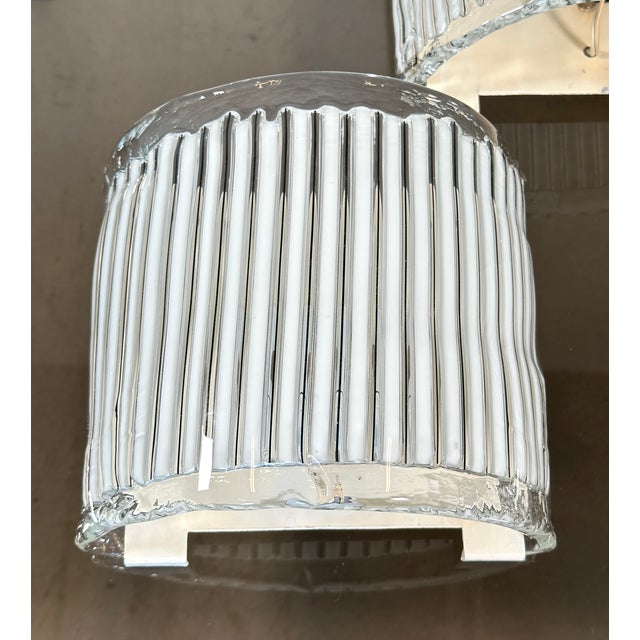 Black Glass Wall Lamps by Fratelli Toso, 1970s, Set of 3 For Sale - Image 8 of 15