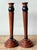 Late 20th Century Vintage Regency Carved Pillar Candlesticks - A Pair For Sale - Image 5 of 9