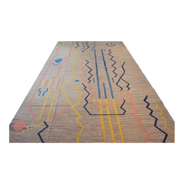 Decorative Flat Woven Rug For Sale