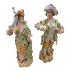 Pair of 19th Century Continental Porcelain Figurines