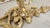 Vintage Chinese Lacquered Brass Lyre-Form Double-Arm Candle Wall Sconce For Sale - Image 9 of 18