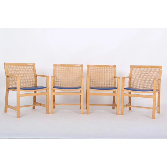 Model 7512 Armchairs by Thygesen & Sørensen for Botium, Denmark, Set of 4 For Sale - Image 14 of 14