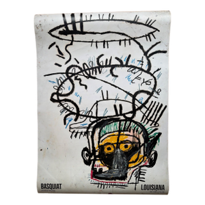 Jean-Michel Basquiat (1960–1988) – Head, 1982–83 Louisiana Museum Exhibition Poster