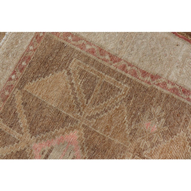 Hand Knotted Colorful Turkish Kars With Tribal Designs and Geometric Motifs 4'4 X 9'9 For Sale - Image 12 of 12