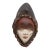 Red & White Painted African Chokwe Mask For Sale