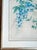 Glass Mid-Century Japanese Woodblock Print of Wisteria Flowers by Kawarazaki Shodo For Sale - Image 7 of 16