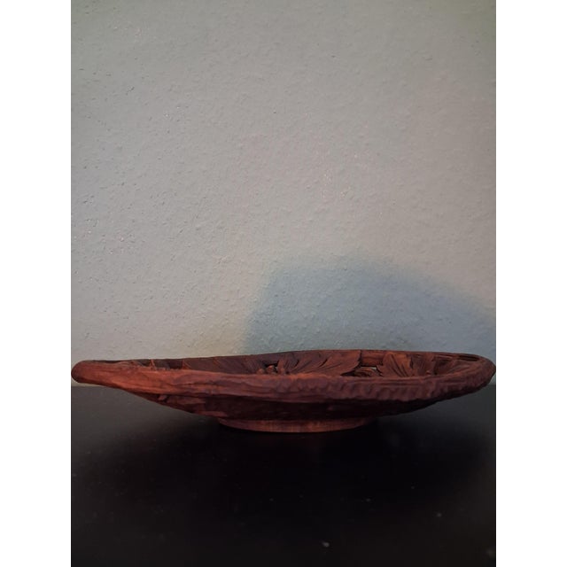 Antique Black Forest Wall Decoration in Walnut, 1920s For Sale - Image 4 of 5