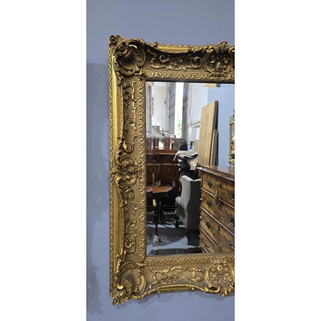 Rococo Outstanding Gilt Mirrors, 1920, Set of 2 For Sale - Image 3 of 15