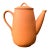 Vintage Original Orange Studio Pottery Coffee Pot For Sale