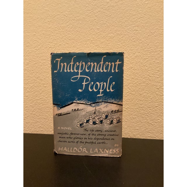 Vintage Book "Independent People" by Halldor Laxness First Edition Circa 1946 For Sale - Image 11 of 14