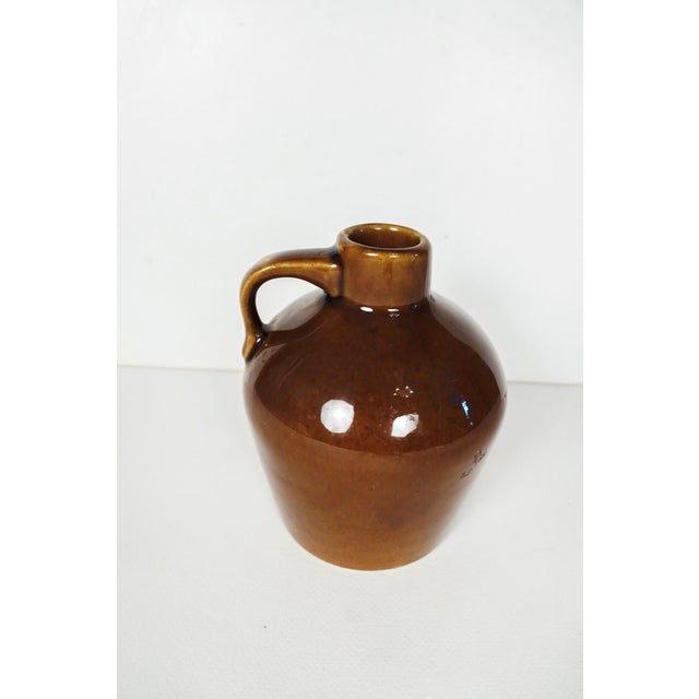 1920s Vintage Roycroft Pottery Glazed Stoneware Little Brown Jug East Aurora Ny 1920s For Sale - Image 5 of 10