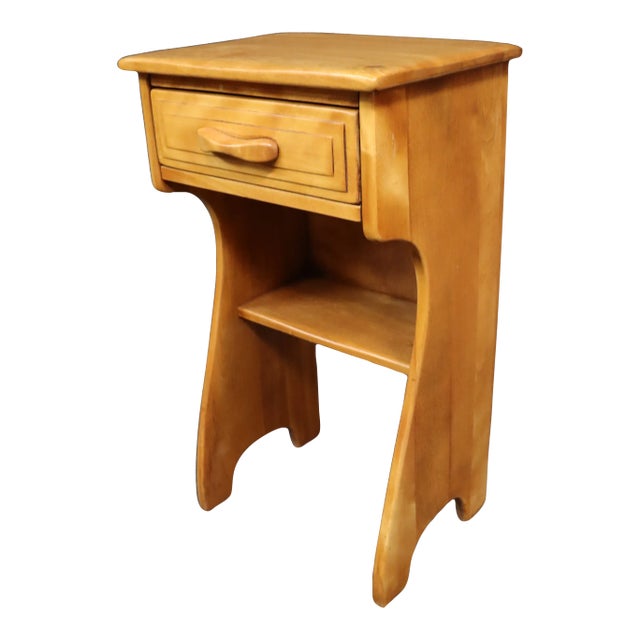 Cushman Rock Maple Nightstand For Sale