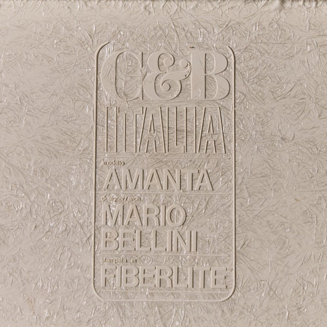 Mario Bellini for B&b Italia Amanta Mid Century Leather and Fiberglass Sectional Sofa For Sale - Image 11 of 11