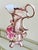 Capodimonte Vintage Italian Capodimonte Porcelain Floral Pitcher Ewer / Vase For Sale - Image 4 of 18