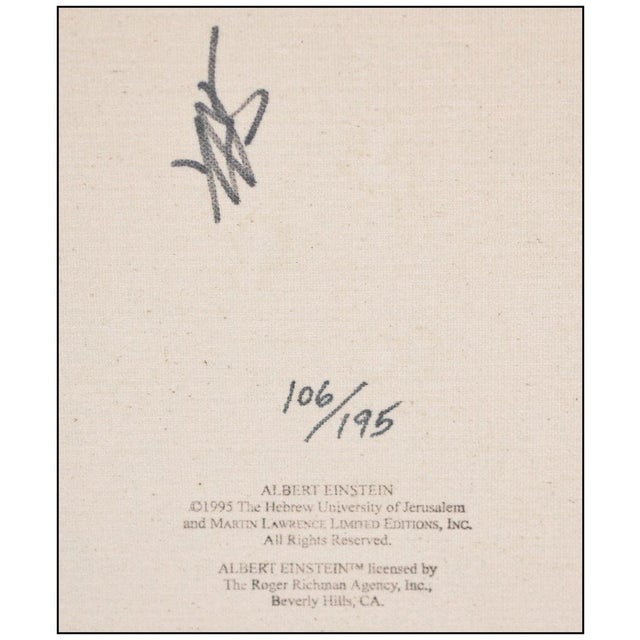 Late 20th Century Einstein - State I, Steve Kaufman For Sale In Minneapolis - Image 6 of 7