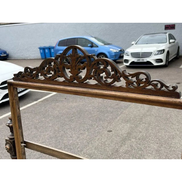 Antique Tapestry Stand in Mahogany For Sale - Image 12 of 13