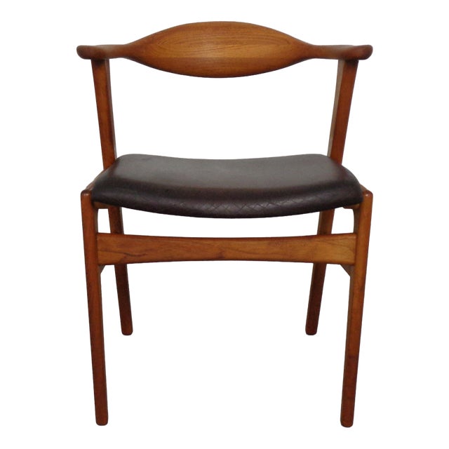 Teak Chair by Erik Kirkegaard for Høng Stolefabrik, Denmark, 1960s For Sale
