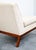 Mid Century Modern Lounge Chairs Slipper White Tufted Pair Set 2 Vintage MCM 60s For Sale - Image 11 of 12