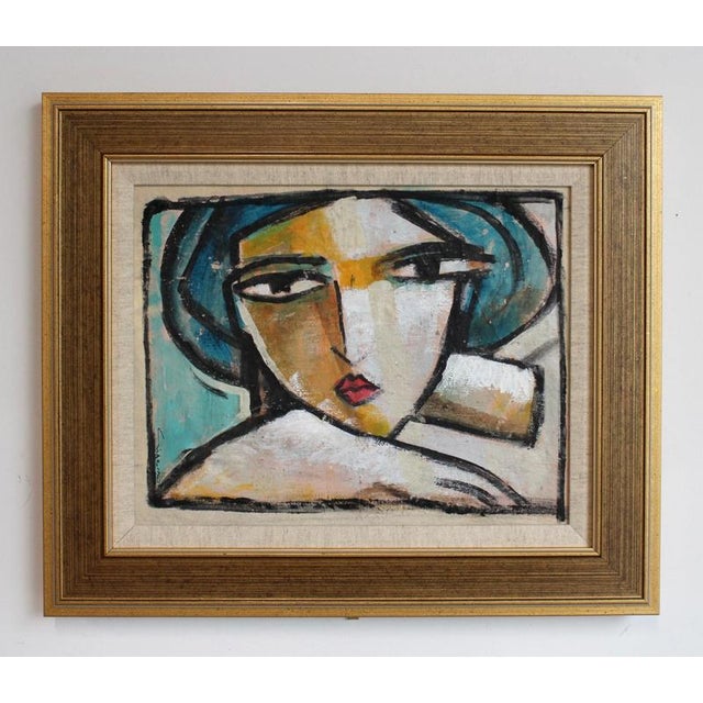 Contemporary Hidden Portraits XXXIV, 1990s, Acrylic Painting on Cnavas, Framed For Sale - Image 3 of 13