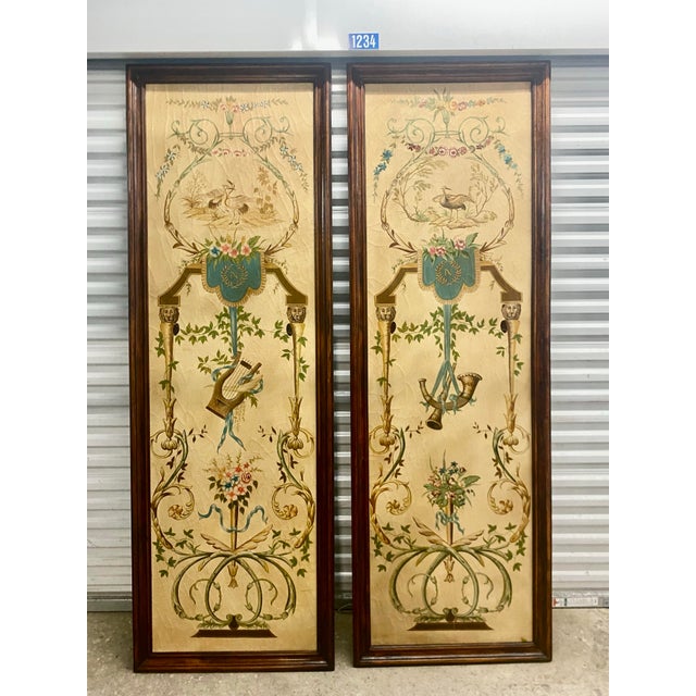 Theodore Alexander Decorated Wall Panel a Pair . For Sale - Image 12 of 12
