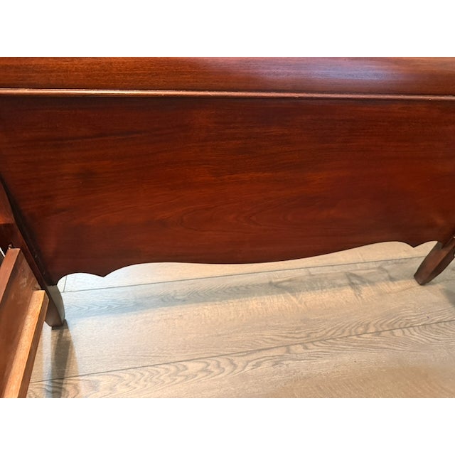 Vintage Federal Carved Mahogany Twin Beds, Pair For Sale - Image 10 of 16