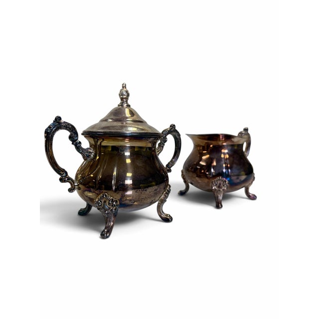 Mid 20th Century Vintage Towle "Grand Duchess" Silver-Plated Tea & Coffee Service - 4 Pieces For Sale - Image 5 of 6
