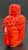 This is an exceptional snuff bottle masterfully carved from a single block of genuine red coral. It features a serene...