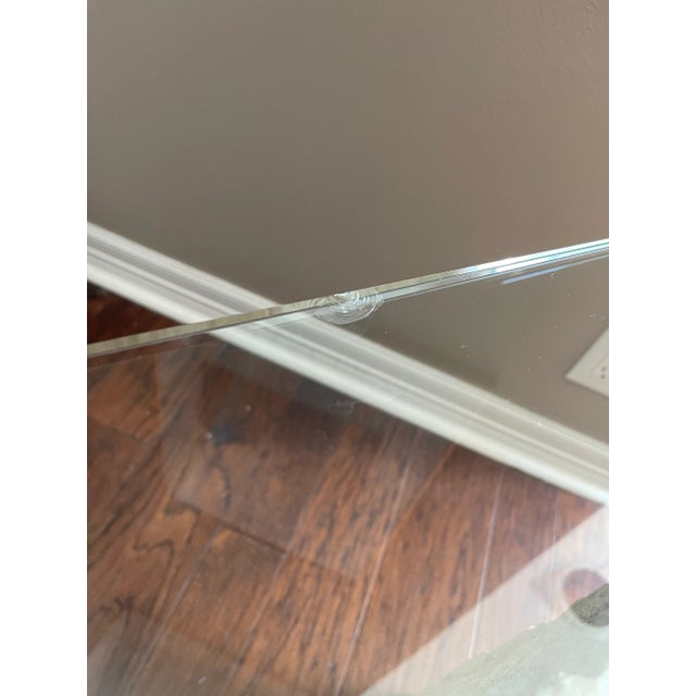 1980s Maitland Smith Style Tessellated Mactan Stone Console Table For Sale - Image 11 of 12