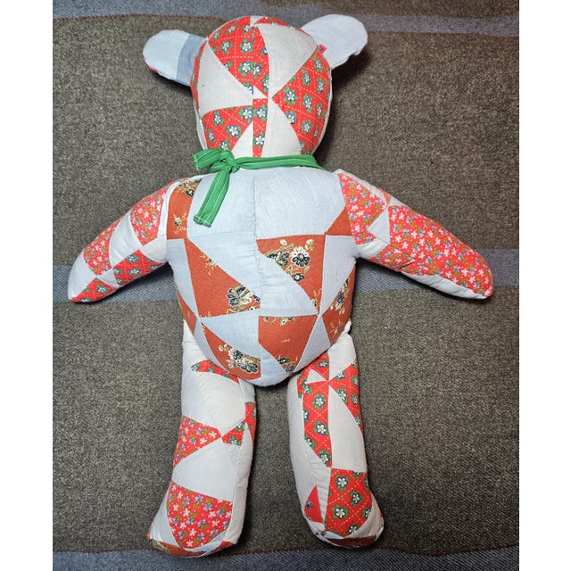 Vintage Quilted Bear For Sale - Image 12 of 12